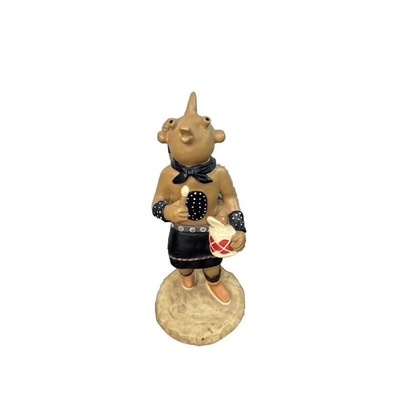 Limited Edition Mud Clown Kachina Medicine Man LEONE KUHNE